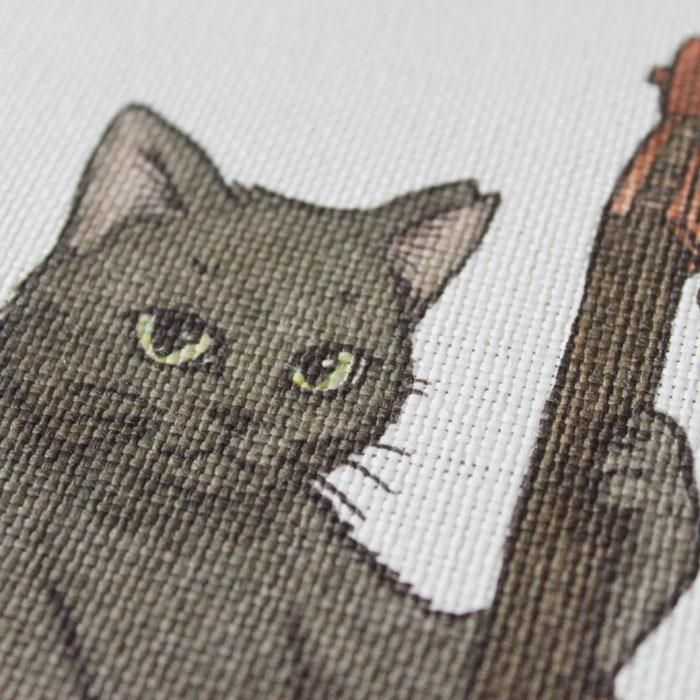 黒猫楽団『ウッドベース』 複製原画A4シート- 13.CATS.WORKS