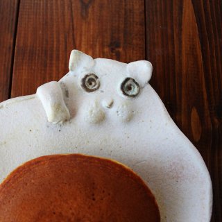 猫-丸皿　