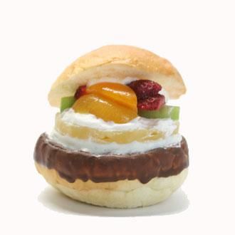 デザートバーガー用（パンオレ）バンズ16個～512個|ハンバーガー