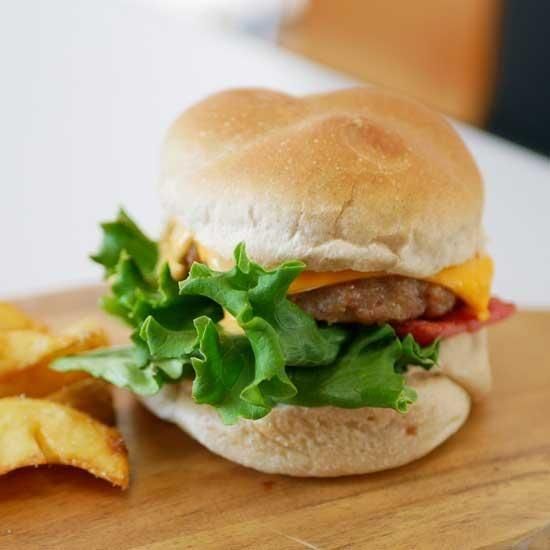 ハン まとめ売り 国産玄米粉を配合したハンバーガー用バンズ16個～512個