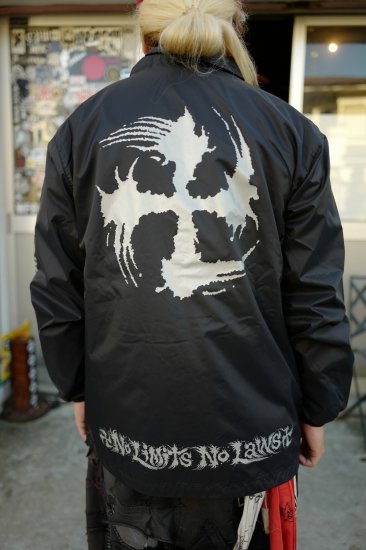 SUGI-MANJI WIND BREAKER BLACK/SILVER - CPW SKATE SHOP ONLINE STORE