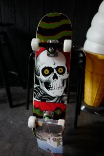 Powell Peralta Ripper Mini Complete Skateboard - Olive