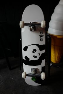 Enjoi Whitey Panda Cruiser Premium Complete Skateboard - White