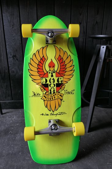 Dogtown Big Foot Classic Reissue Complete Skateboard Yellow/Green 