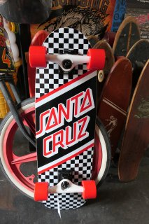 Santa Cruz Street Skate Cruzer Complete - Black/White Checker 8.79x29.05