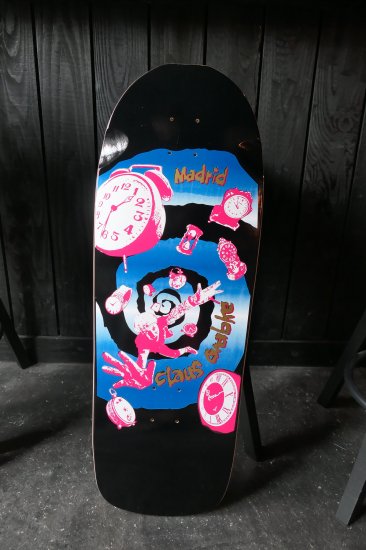 Madrid Claus Grabke Re-Issue Deck - Pink/Blue 10.625x30.25 - CPW SKATE SHOP  ONLINE STORE