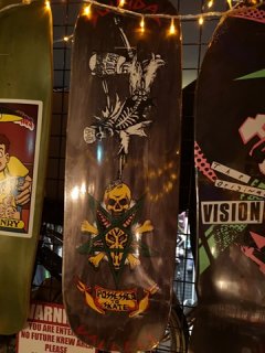 Suicidal Skates Mike Vallely Possessed Barnyard Deck - Black Stain 9.5x30.95 