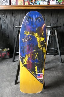 Vision Kele Rosecrans Re-Issue Deck - Yellow Stain 9.75x30.5