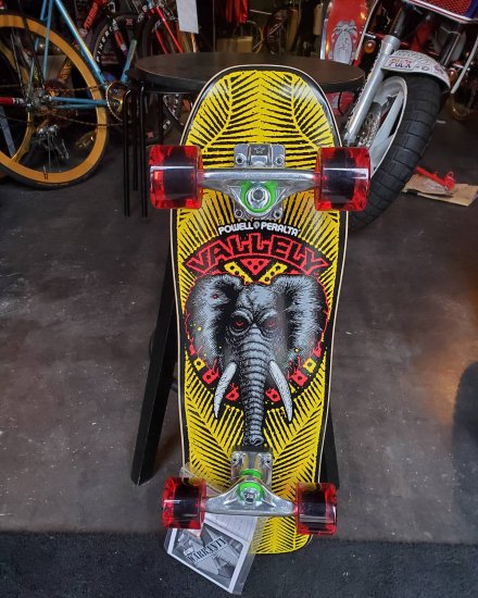 Powell Peralta Vallely Elephant Mini Complete Skateboard - Yellow 7.5x24 -  CPW SKATE SHOP ONLINE STORE