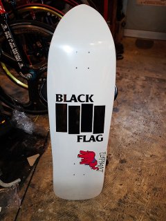 ELEPHANT BLACK FLAG BAR LOGO DECK 9.75