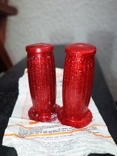 [NOS] GRAN TOURSIMO GRIPS SPARKLE RED 28mm x 110mm