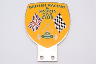 BRITISH RACING & SPORTS CAR CLUB カーバッジ