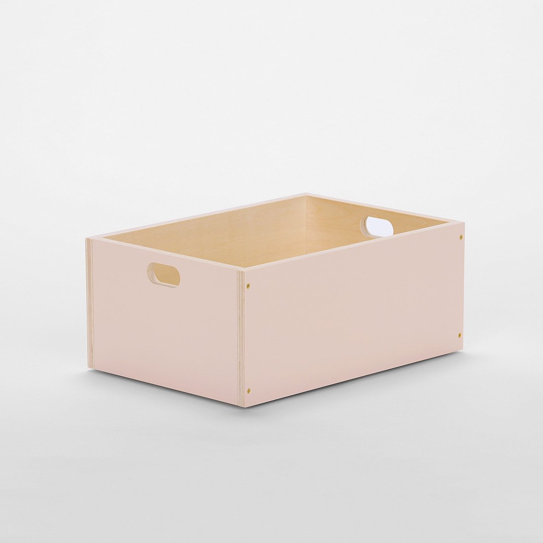 高級感 北欧、暮らしの道具店 LINDEN BOX ピンク (M) ケース/ボックス