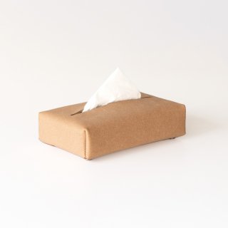 TISSUE COVER (リサイクルレザー / ベージュ)<img class='new_mark_img2' src='https://img.shop-pro.jp/img/new/icons5.gif' style='border:none;display:inline;margin:0px;padding:0px;width:auto;' />
