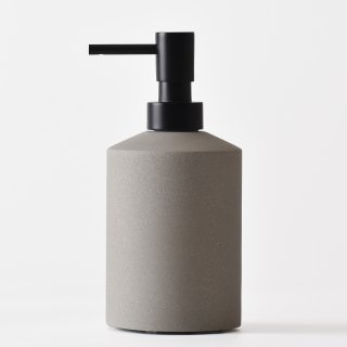SOAP DISPENSER (concrete gray / black)