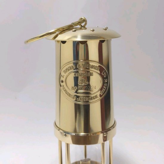 E. Thomas & Williams イギリス製 オイルランタン ランプ GOLD 金 ...