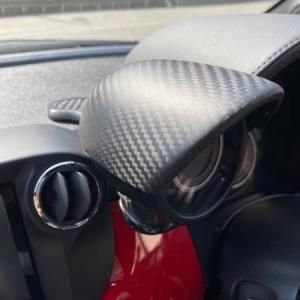 ABARTH THREE HUNDRED ブーストメーターカーボンフード アバルト THREEHUNDRED カーボン ブーストメーター フード