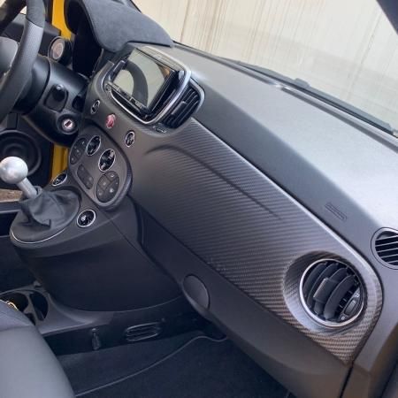 THREEHUNDRED ABARTH 595 S4〜 カーボンインテリアパネル THREEHUNDRED カーボンインテリアパネル RH 595/S4