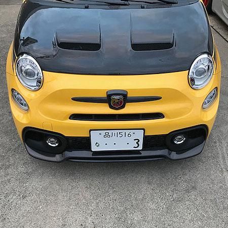THREEHUNDRED カーボンリップスポイラー 595 シリーズ4