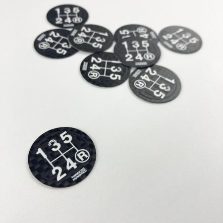 THREEHUNDRED カーボンシフトパターンステッカー - THREEHUNDRED