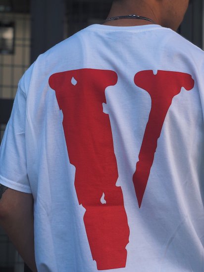 VLONE(ヴィーローン)】 STAPLE S/S TEE (Tシャツ) White/Red