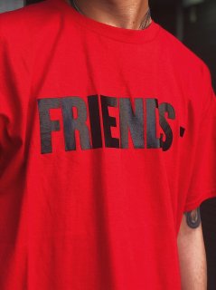 <img class='new_mark_img1' src='https://img.shop-pro.jp/img/new/icons7.gif' style='border:none;display:inline;margin:0px;padding:0px;width:auto;' />VLONE() FRIENDS TEE (ԥ) Red/Black
