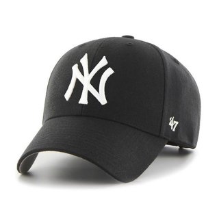<img class='new_mark_img1' src='https://img.shop-pro.jp/img/new/icons58.gif' style='border:none;display:inline;margin:0px;padding:0px;width:auto;' />【'47(フォーティーセブン)】Yankees ’47 MVP(スナップバックキャップ) Black