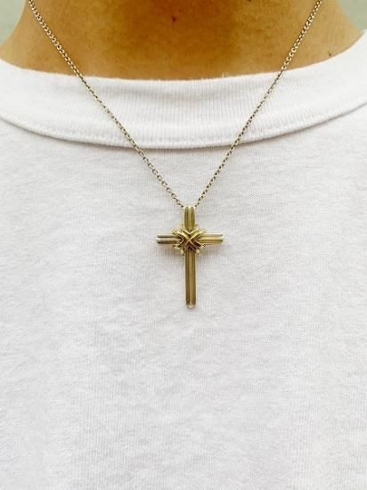 TIFFANY＆Co.(ティファニー)】VINTAGE SIGNATURE CROSS NECKLACE