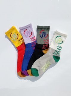 【WANNA(ワナ)】“STARTED FROM THE BOTTOMS” SOCKS (ソックス 靴下) 4color