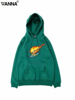 <img class='new_mark_img1' src='https://img.shop-pro.jp/img/new/icons58.gif' style='border:none;display:inline;margin:0px;padding:0px;width:auto;' />【WANNA(ワナ)】SUICIDE HOODIE (パーカー) Forest