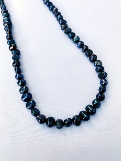 SPARKINGスパーキングPearl Necklace パールネックレス Navy