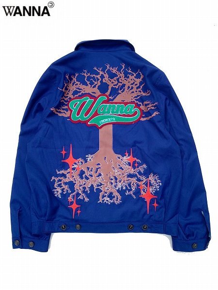 【WANNA(ワナ)】IMAGINE JACKET (スウィングトップジャケット) Royal