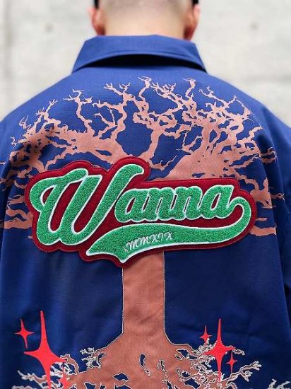 【WANNA(ワナ)】IMAGINE JACKET (スウィングトップジャケット) Royal