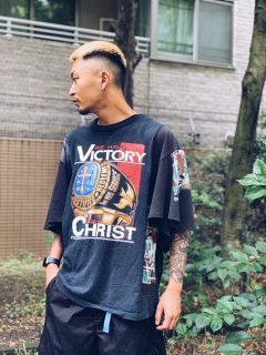 <img class='new_mark_img1' src='https://img.shop-pro.jp/img/new/icons7.gif' style='border:none;display:inline;margin:0px;padding:0px;width:auto;' />【Awesome Boy × ichiryu made】REMAKE T-SHIRTS (リメイクTシャツ)  Black #1