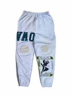<img class='new_mark_img1' src='https://img.shop-pro.jp/img/new/icons7.gif' style='border:none;display:inline;margin:0px;padding:0px;width:auto;' />Awesome Boy  ichiryu madeREMAKE PATCHWORK SWEAT PANTS (ᥤåȥѥ) Grey
