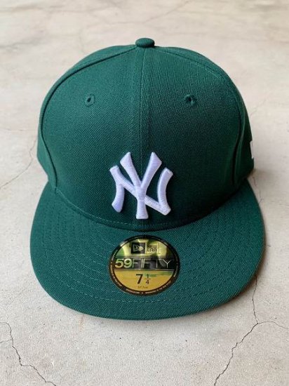 NEWERA】59FIFTY NEW YORK YANKEES FITTED CAP (ニューエラキャップ) Green