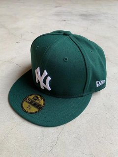 <img class='new_mark_img1' src='https://img.shop-pro.jp/img/new/icons7.gif' style='border:none;display:inline;margin:0px;padding:0px;width:auto;' />NEWERA59FIFTY NEW YORK YANKEES FITTED CAP (˥塼饭å) Green