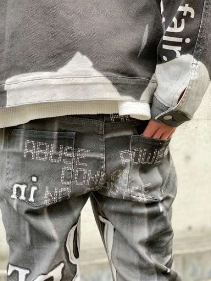 WANNA(ワナ)】“Breakfast at Gotham city” 5 poket pants (5ポケット