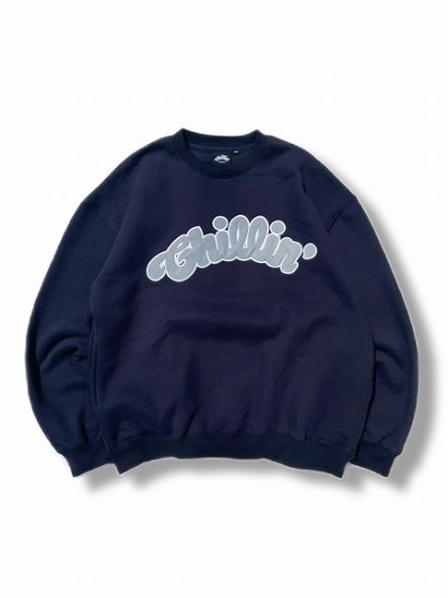 CHILLIN×COLVETT】 Refrective Crew Sweat (リフレクター