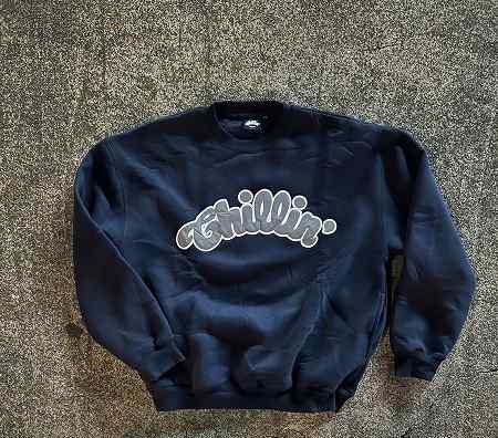 CHILLIN×COLVETT】 Refrective Crew Sweat (リフレクター