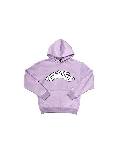 CHILLIN'(チリン)】BIG LOGO HOODIE (ビックロゴパーカー) Lavender