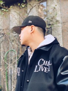 <img class='new_mark_img1' src='https://img.shop-pro.jp/img/new/icons7.gif' style='border:none;display:inline;margin:0px;padding:0px;width:auto;' />CHILLIN'()LIVE 2 CHILL CHILL 2 LIVE STADIUM JAKET (ॸ㥱å) Black