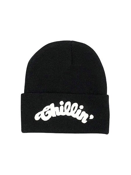 【CHILLIN'(チリン)】KNIT CAP (アーチロゴニットキャップ) Black