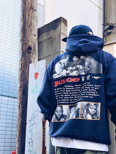 COLVETT(コルベット)】JUICE HOODIE (プルオーバーパーカー) Navy