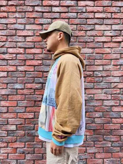 【WANNA(ワナ)】“FRB Paper” Hoodie (プルオーバーパーカー) Beige