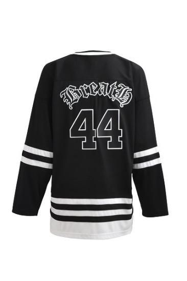 BREATH(ブレス)】 LOGO HOCKEY JERSEY(ホッケージャージ) Black