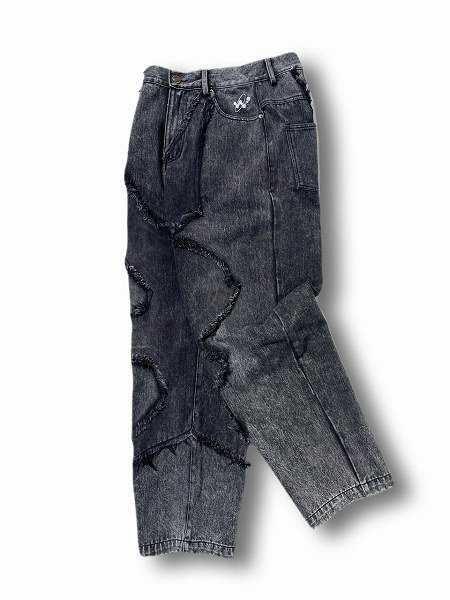WANNA(ワナ)】“YIN YANG” Baggy Jeans (バギーデニムパンツ) Black