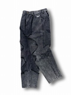 <img class='new_mark_img1' src='https://img.shop-pro.jp/img/new/icons7.gif' style='border:none;display:inline;margin:0px;padding:0px;width:auto;' />WANNA()ۡYIN YANG Baggy Jeans (Хǥ˥ѥ) Black
