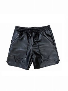 <img class='new_mark_img1' src='https://img.shop-pro.jp/img/new/icons7.gif' style='border:none;display:inline;margin:0px;padding:0px;width:auto;' />CHILLIN'()L2C C2L LEATHER SHORTS(쥶硼) Black
