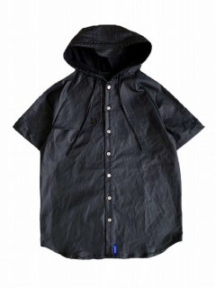 <img class='new_mark_img1' src='https://img.shop-pro.jp/img/new/icons7.gif' style='border:none;display:inline;margin:0px;padding:0px;width:auto;' />WANNA()ECO LEATHER Hooded sharlock S/S shirts (աե쥶) Black